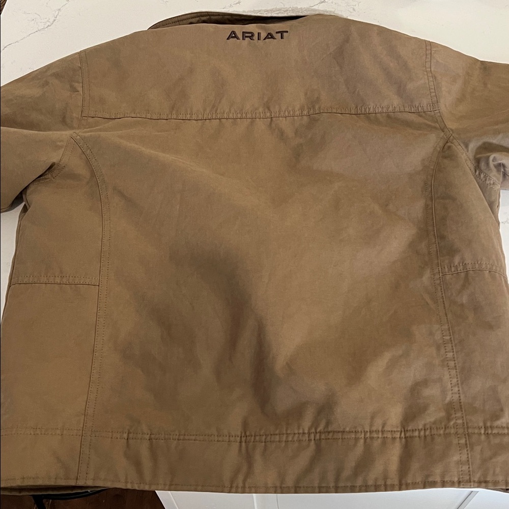 Ariat Quilted Brown Jacket - Picture 2 of 4